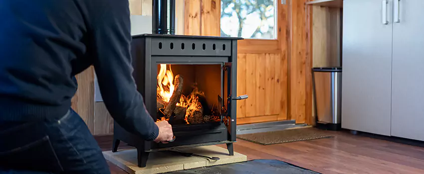 Open Hearth Wood Fireplace Installation in Mustang, OK