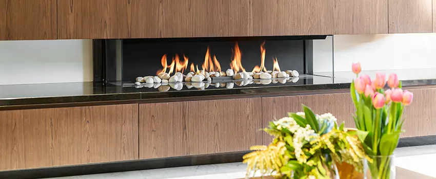 Double-height Fireplace Design Refurbishment in Mustang, Oklahoma